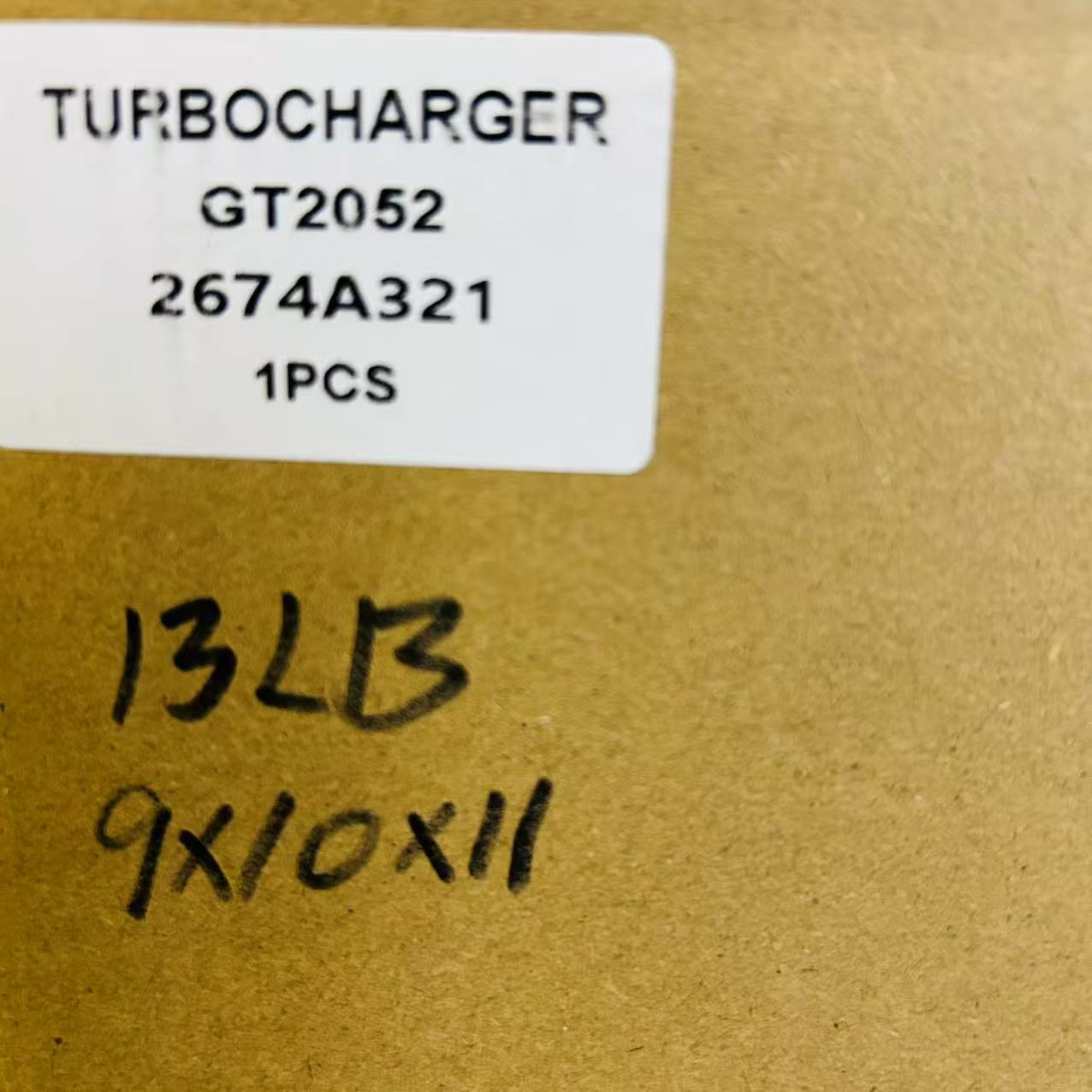 NEW Turbocharger 727263-0001 2674A321 For GT2052 Perkins Industrial 1004.4