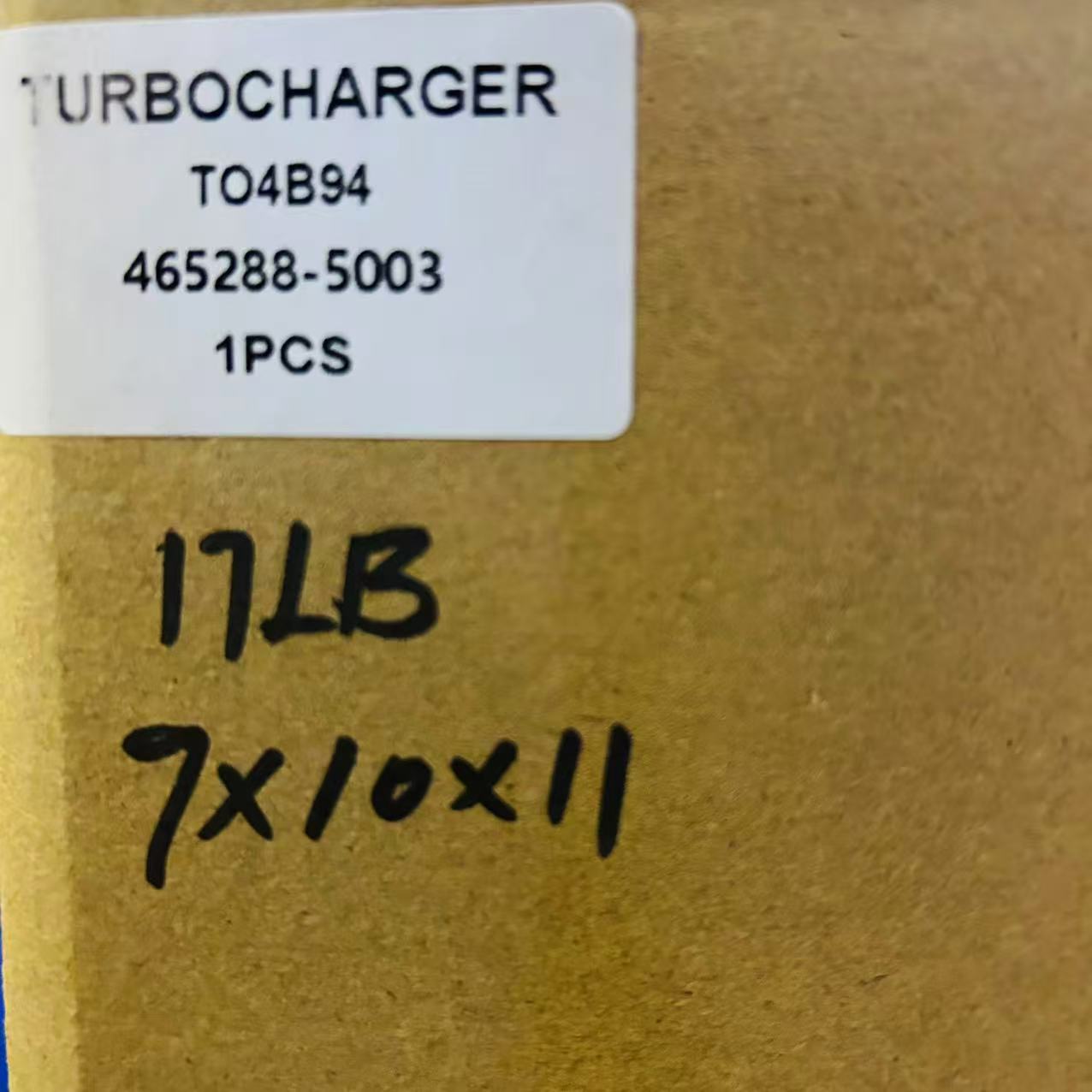 NEW Turbocharger 465288-0003 For T04B94 International Agricultural JI Case AG