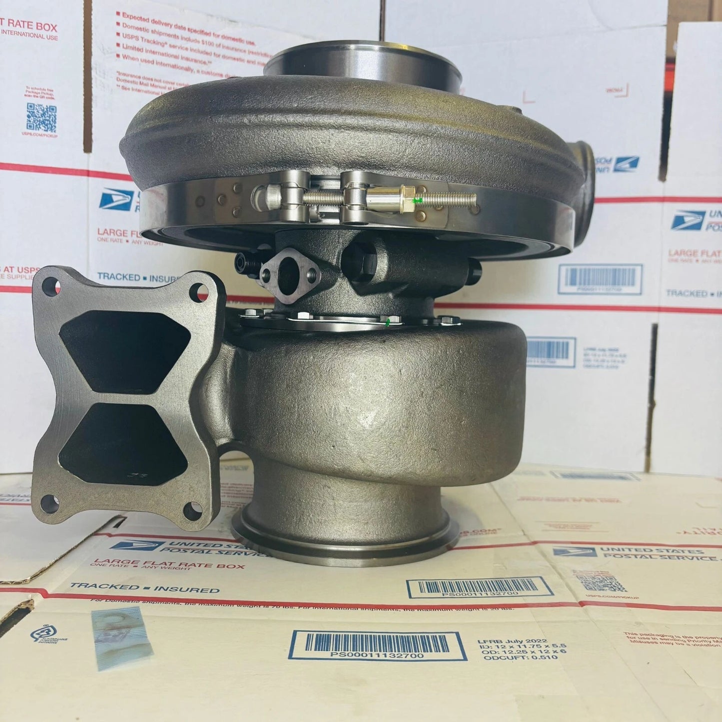 Turbo RPLMT Fits Cummins Industrial Rail, Various HX82 Turbo 3537429 4955347