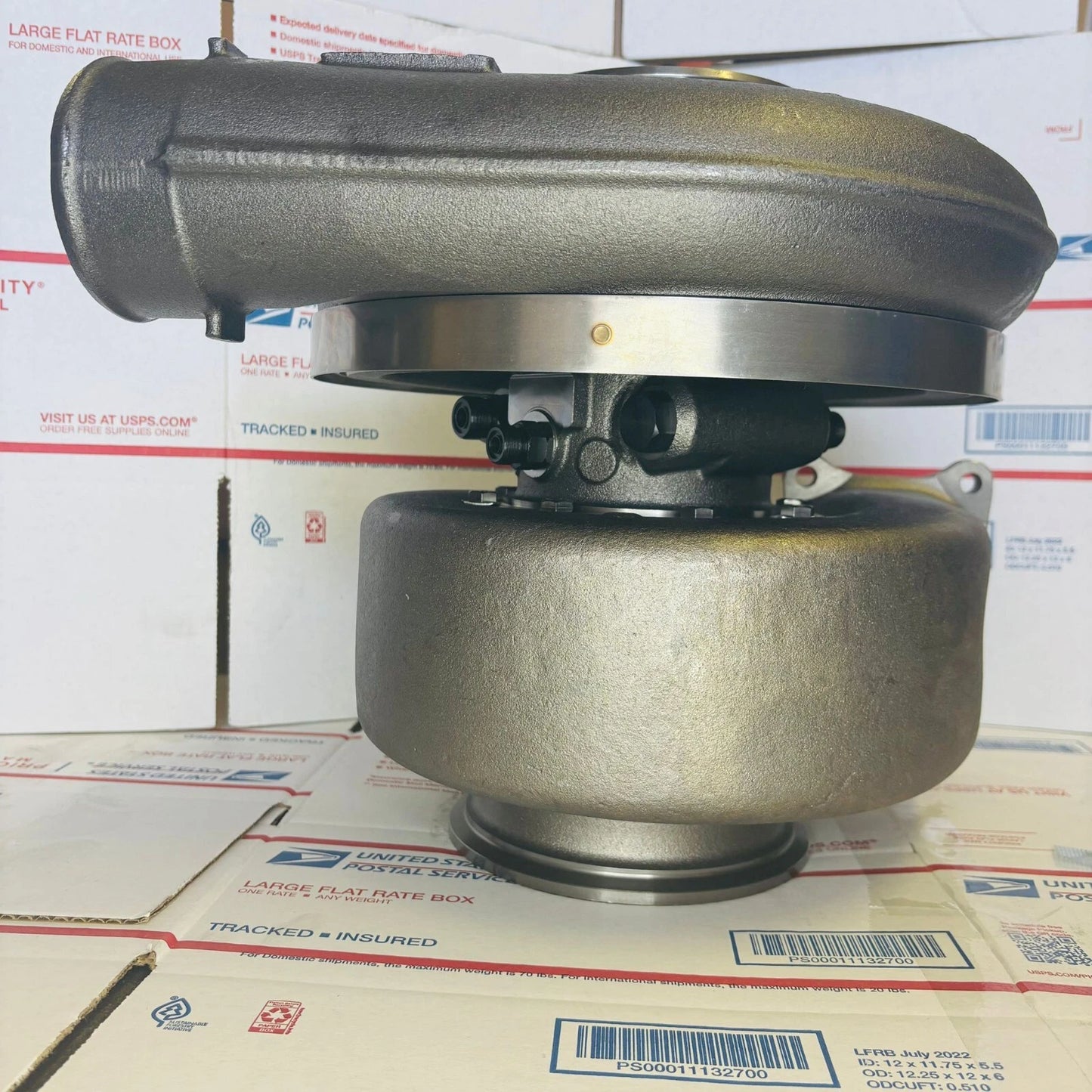 Turbo RPLMT Fits Cummins Industrial Rail, Various HX82 Turbo 3537429 4955347
