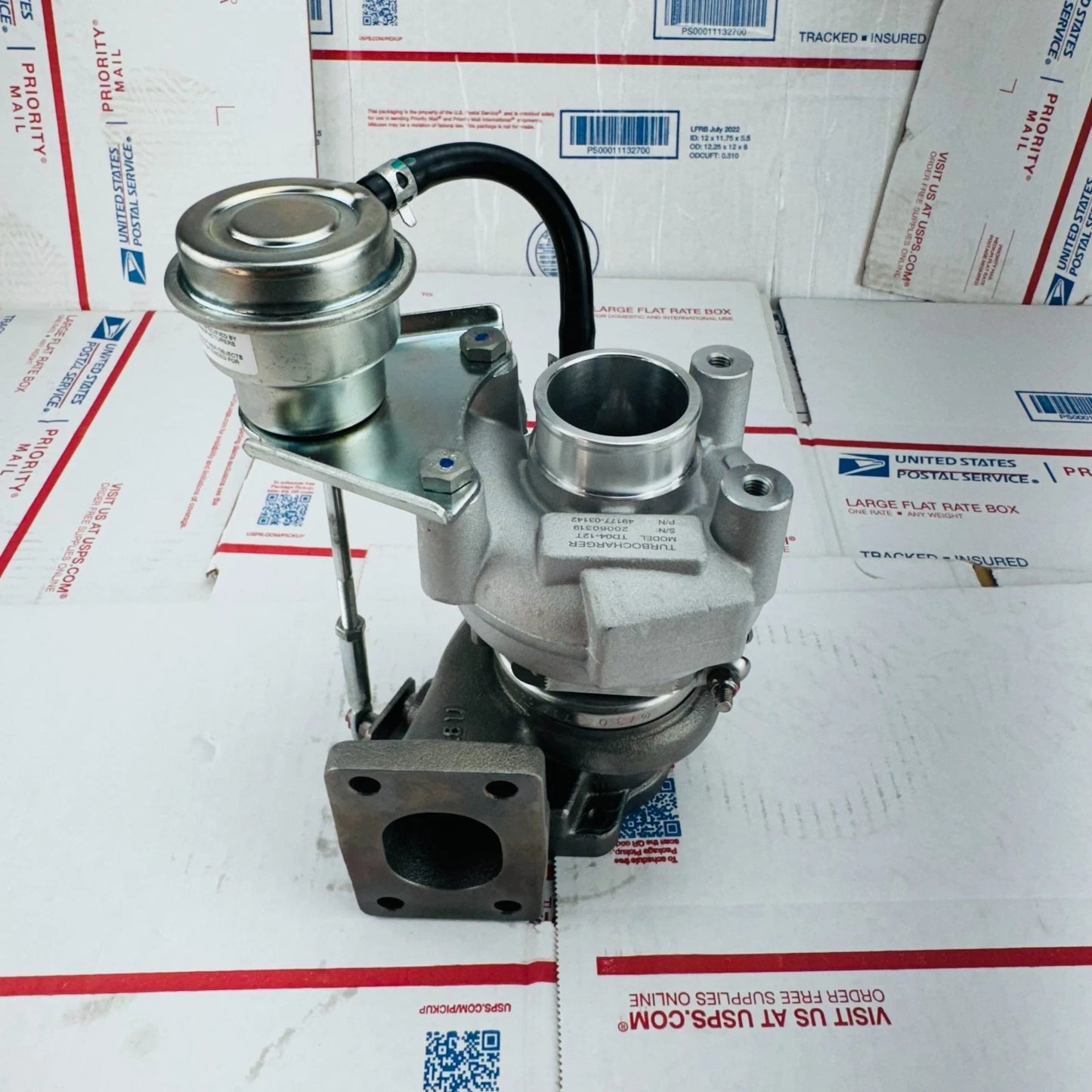 New Direct-Fit Turbocharger TD04 49177-03242 For Kubota V3307-CR-TE4 Engine 3.3L