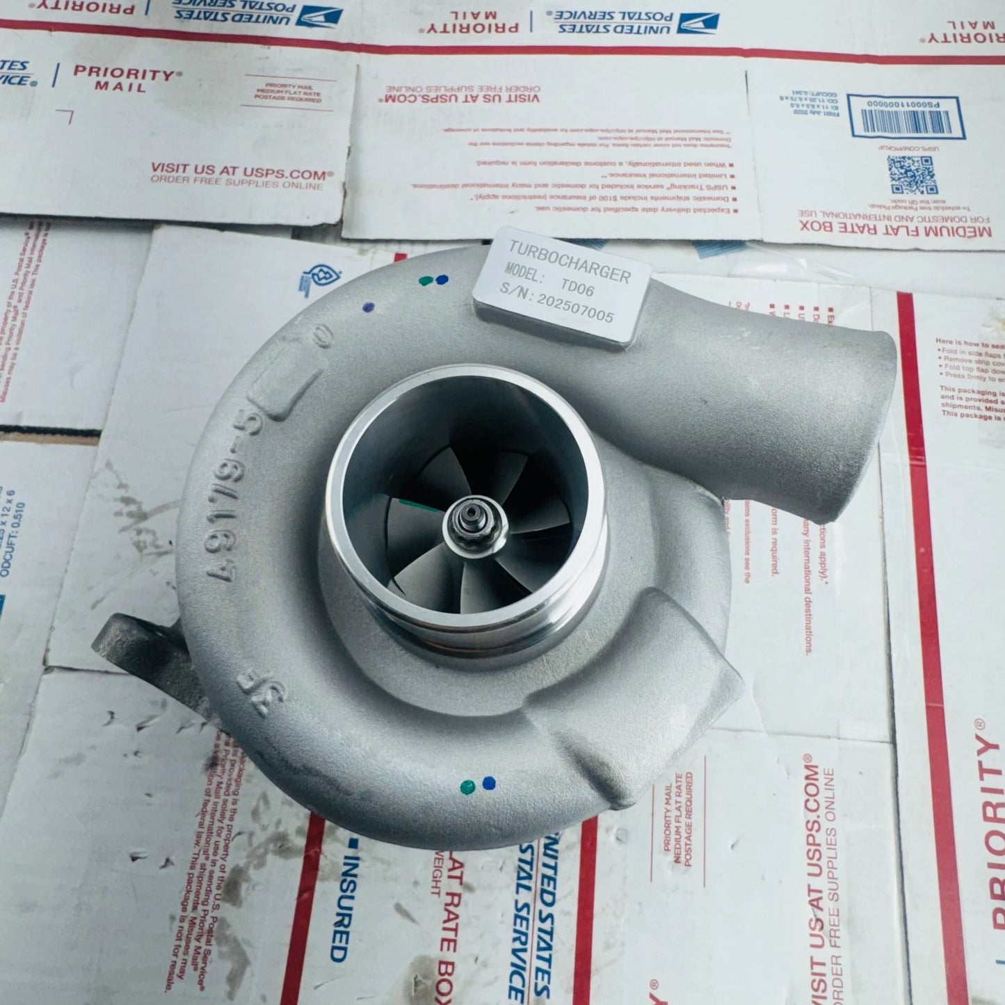 New Turbocharger 49179-02270 For TD06H Caterpillar S6S Track Loader 939/Tractor