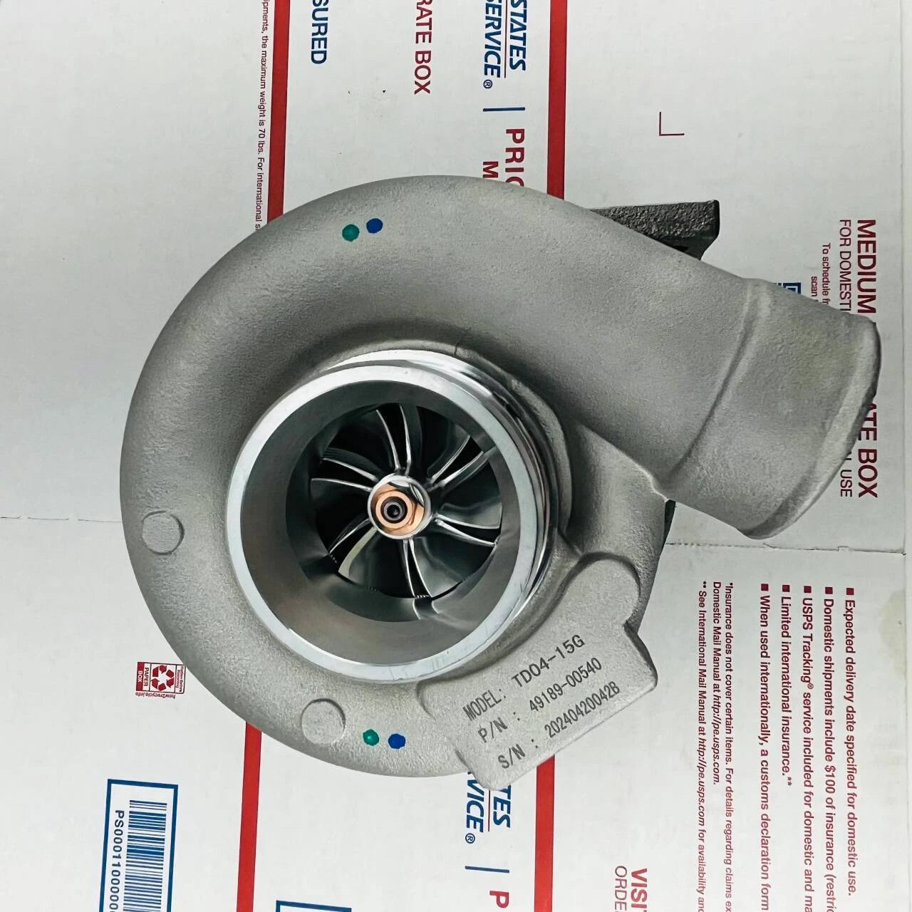 Turbo RPLMT Fits Kobelco Isuzu JCB 4BG1 SK120 TD04H-15G 49189-00540 49189-00550