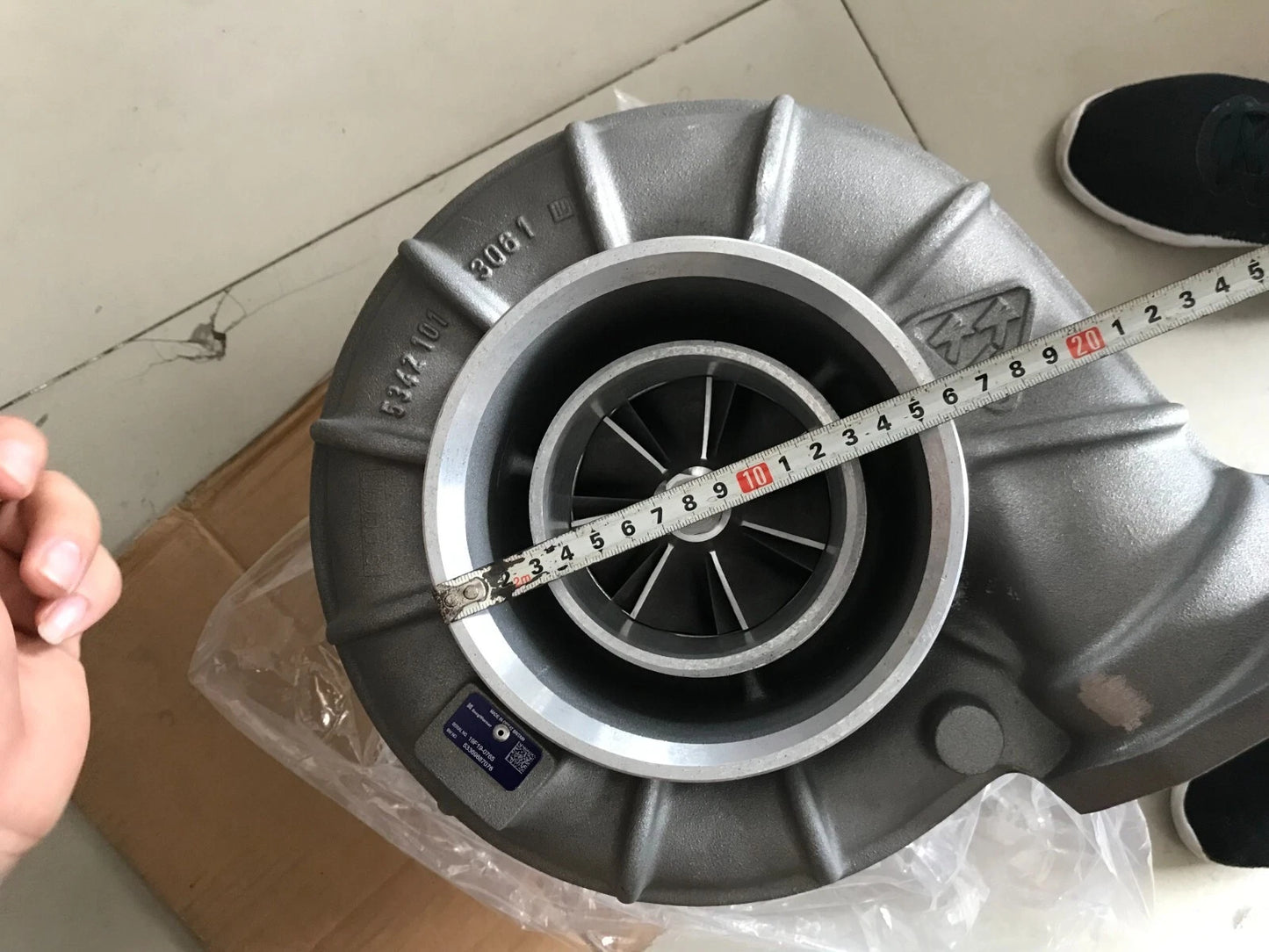 BorgWarner Genuine Turbo 53369707076 12314022 For Deutz Ship K365 TBD616V16