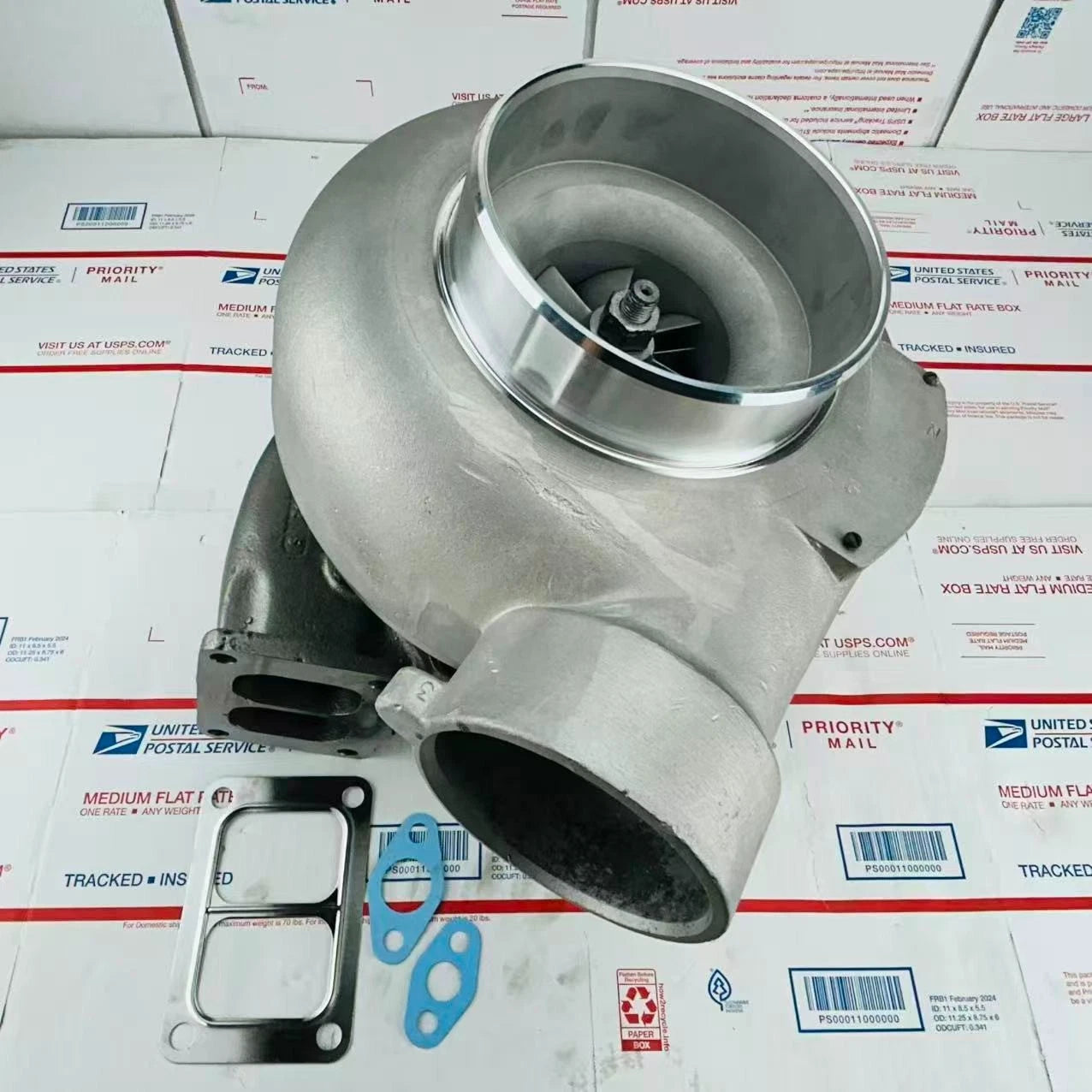 Reman Turbocharger 5S3471 For 4HF-857 Caterpillar Industrial, Marine Engine D399