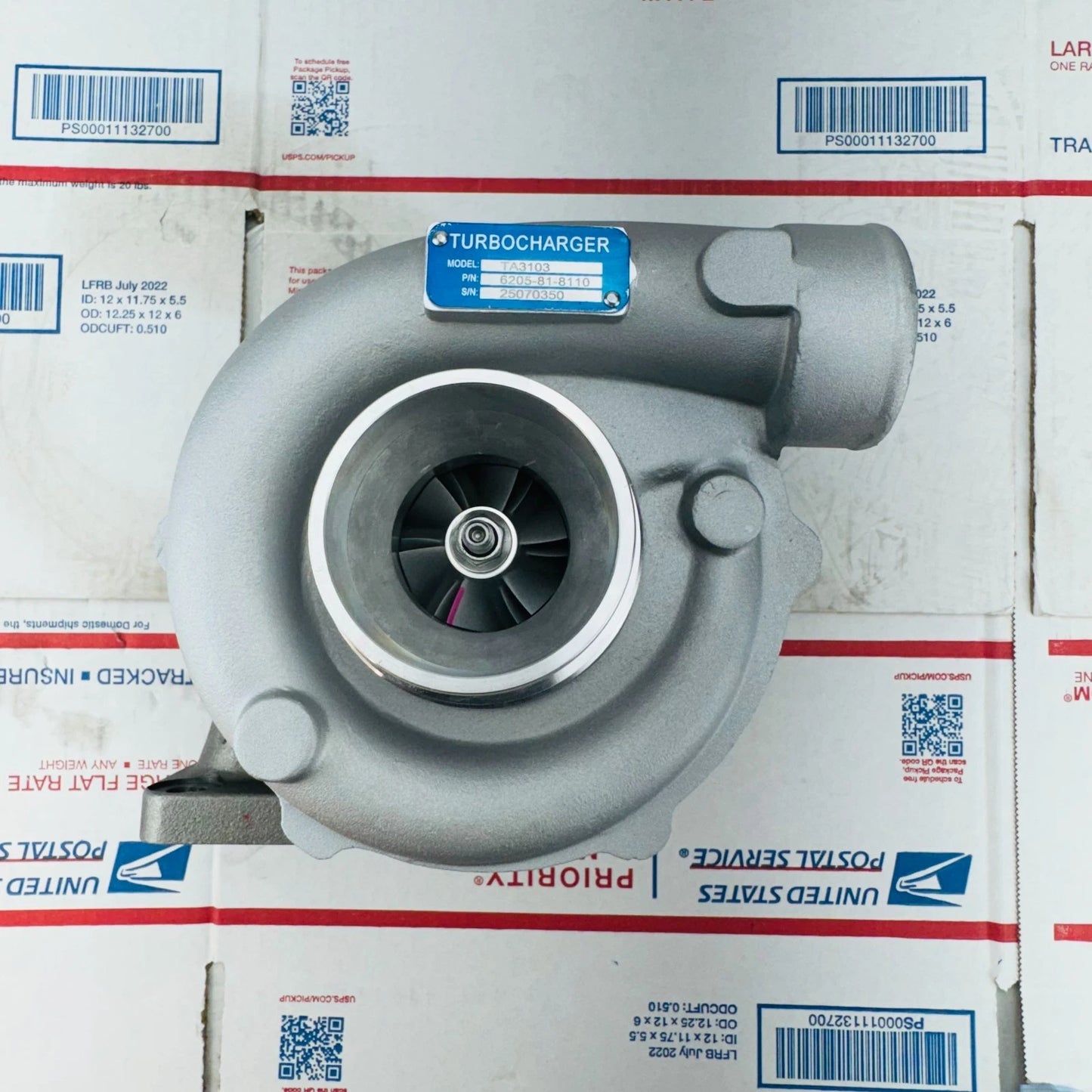 New Turbocharger 6205-81-8110 For TA3103 Komatsu PC100-5 PC120-5 S4D95L Engine