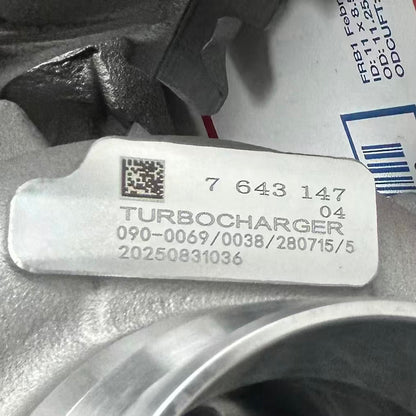 NEW Turbocharger 7643147 11658637041 For B58 BMW 340i 440i 540i 740i F30-F36 G11