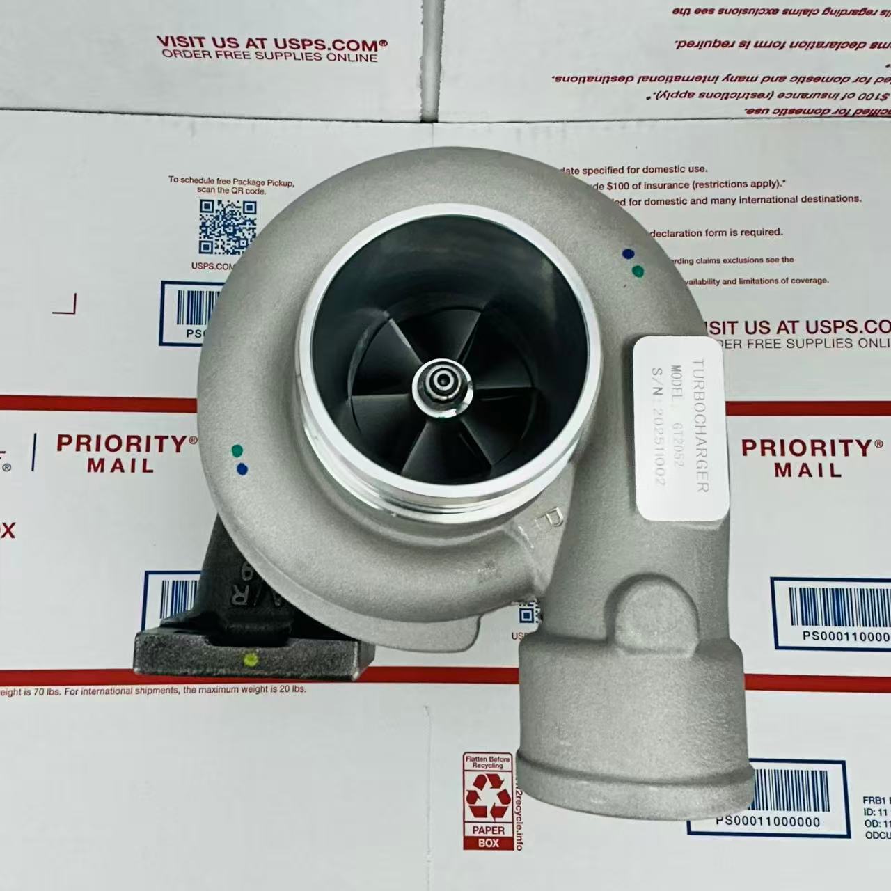NEW Turbo 2674A382 727265-0002 For GT2052 Perkins Industrial T4.40 Turbocharger