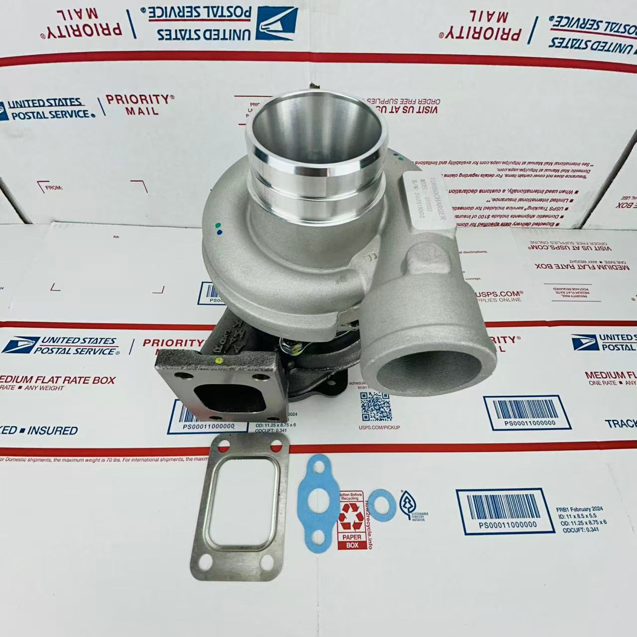 NEW Turbo 2674A382 727265-0002 For GT2052 Perkins Industrial T4.40 Turbocharger